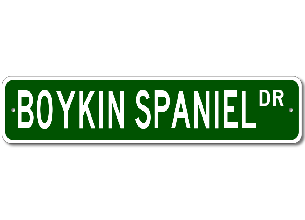 Boykin Spaniel  STREET SIGN ~ High Quality Aluminum ~ D