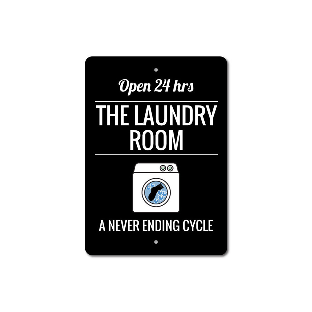 Washing Machine Sign, Funny Laundry Sign, Laundry Humor Decor Sign