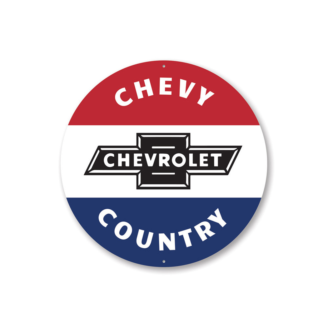 Letrero Metálico De Pared Con Flecha Tipo Diamante – Ideal Para Garaje, Chevy Country Y Taller – 20 X 6 Pulgadas – Hangtime