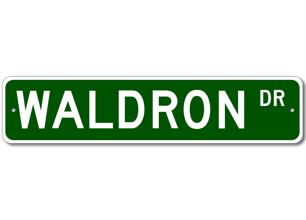 waldron-street-sign-personalized-last-name-sign-ebay