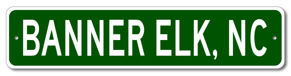 Banner Elk Carolina Del Norte Decoracion De Pared De Metal