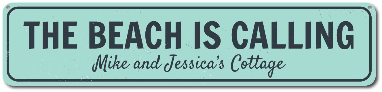 Personalized Beach Is Calling Beach Cottage Sign Beach House Sign ENSA1002019 
