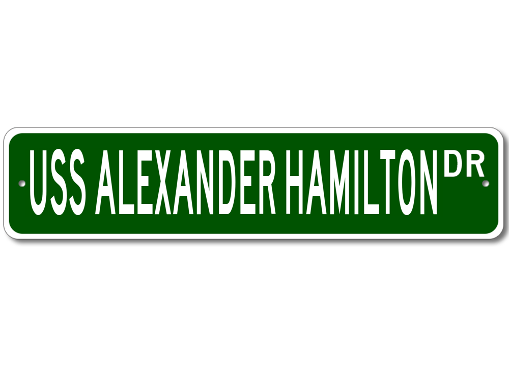 N -617 Patch Full Color USS Alexander Hamilton SSB