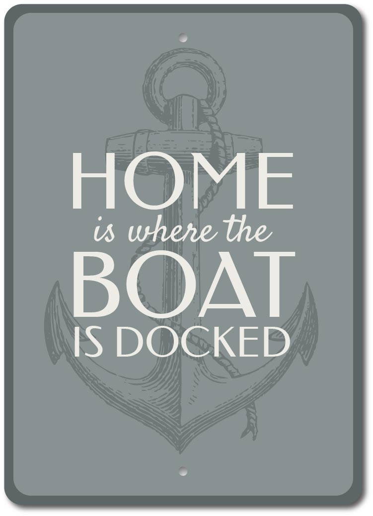 Boat Dock Sign Boat House Sign Boat Anchor Sign Anchor Decor Ensa1002967 Ebay