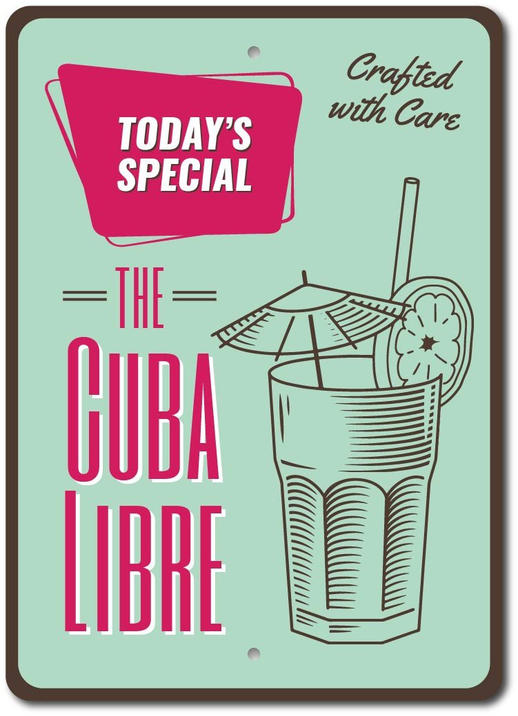 Today’s Special Sign, Specialty Drink Sign, Special Drink Metal Wall